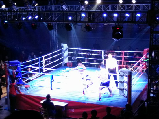 中泰拳王争霸赛在应城激情开赛(图)