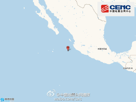 墨西哥海域发生6.7级地震
