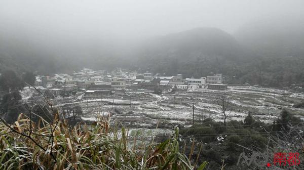 广州昨夜已结冰 从化温泉镇林场气温已经零下