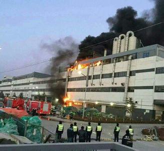 郑州富士康公司苹果手机生产线失火,暂无人员