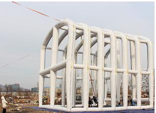 充气移动车间-另类软体膜结构建筑应用