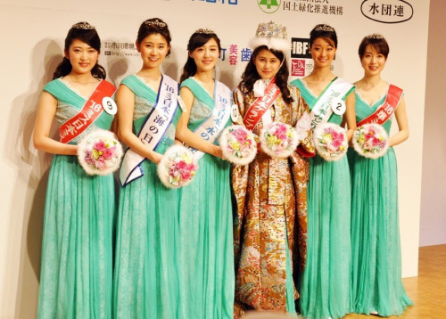 2016年日本小姐大赛揭晓 政要之女夺冠(图)1