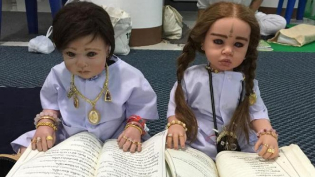 港媒:泰国近期兴起供奉“鬼娃娃”小贩多从中国进口