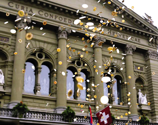 瑞士公投:全民每月发一万六千块钱,你同意吗?