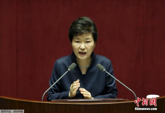 资料图片:韩国总统朴槿惠。