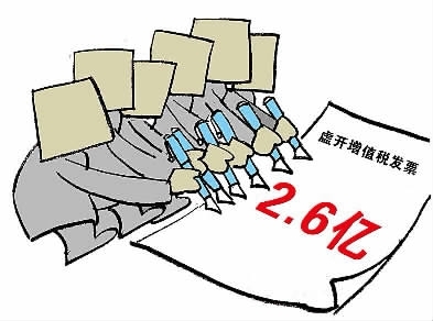 4人成立6家公司虚开2729份增值税发票累计2.