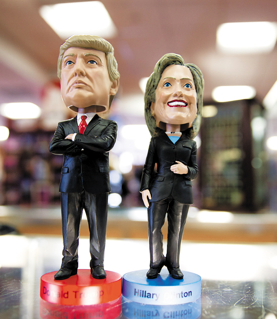 白宫之路:希拉里特朗普领先