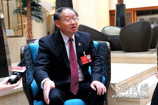 [直击两会]唐冠军代表:推动非法采砂入刑 保护长