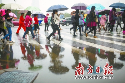 今日继续降温 有中到大雨