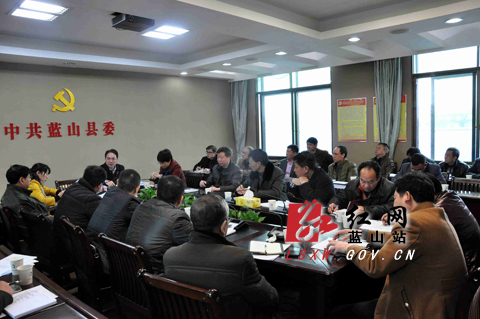 蓝山召开乡镇区划调整改革建制村合并工作汇报