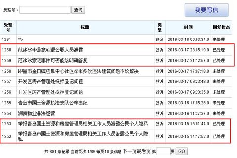 青岛房管局:已辞退曝光范冰冰李晨房产信息工