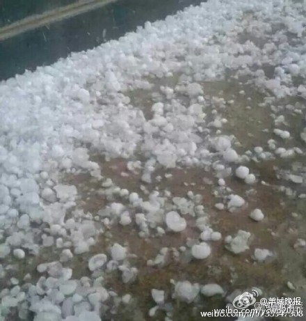 广州佛山等多地降冰雹 气象台已发布预警(图)
