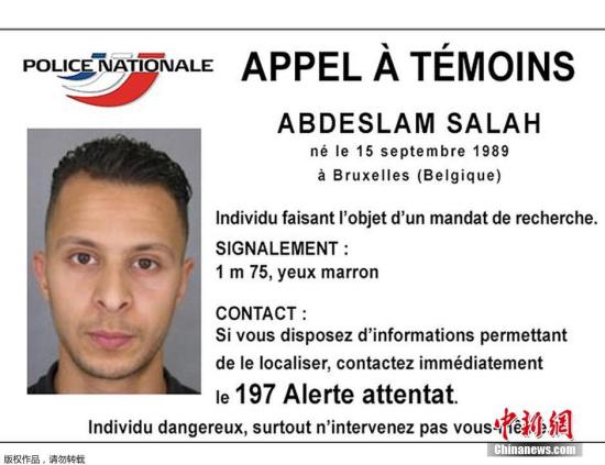 阿卜杜勒·萨拉赫（Abdeslam Salah），在比利时出生，法国公民，26岁。他3月中旬被捕，被指控参与了针对巴黎的恐怖袭击案件。