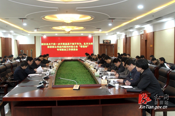 新田县召开专项整治工作推进会