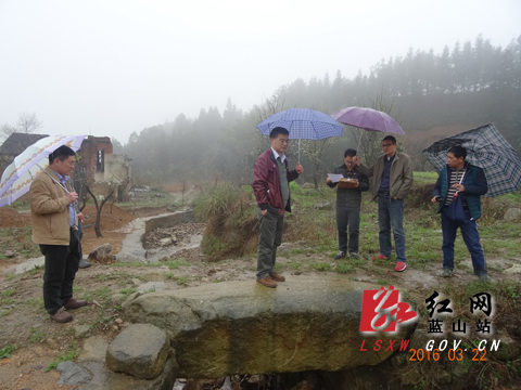 湖南省地灾巡查组赴蓝山开展地质灾害排查工作