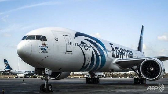 资料图：埃及航空公司客机（法新社）