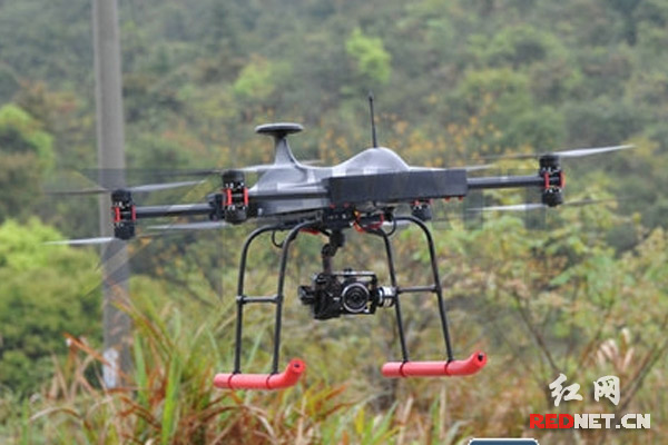 醴陵首次采用无人机进行高标准航拍测绘(图)
