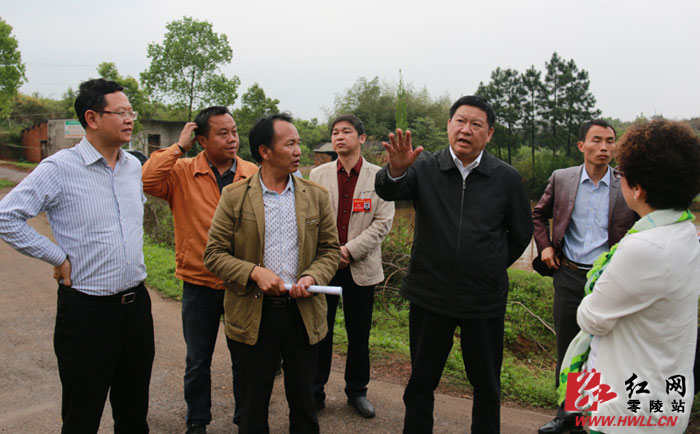 严兴德深入永州零陵区 大冲 村开展精准扶贫