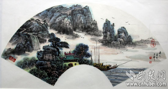 凝眸余敏文先生扇面精品首次集中亮相武汉(图