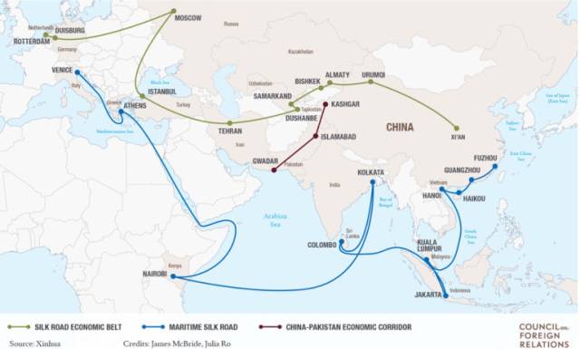 四张地图告诉你,中国贸易地位在上升