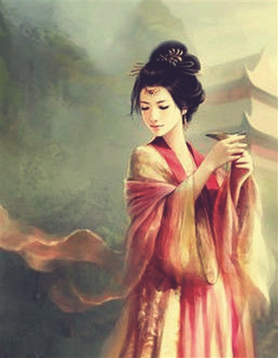 潘玉儿的画像.