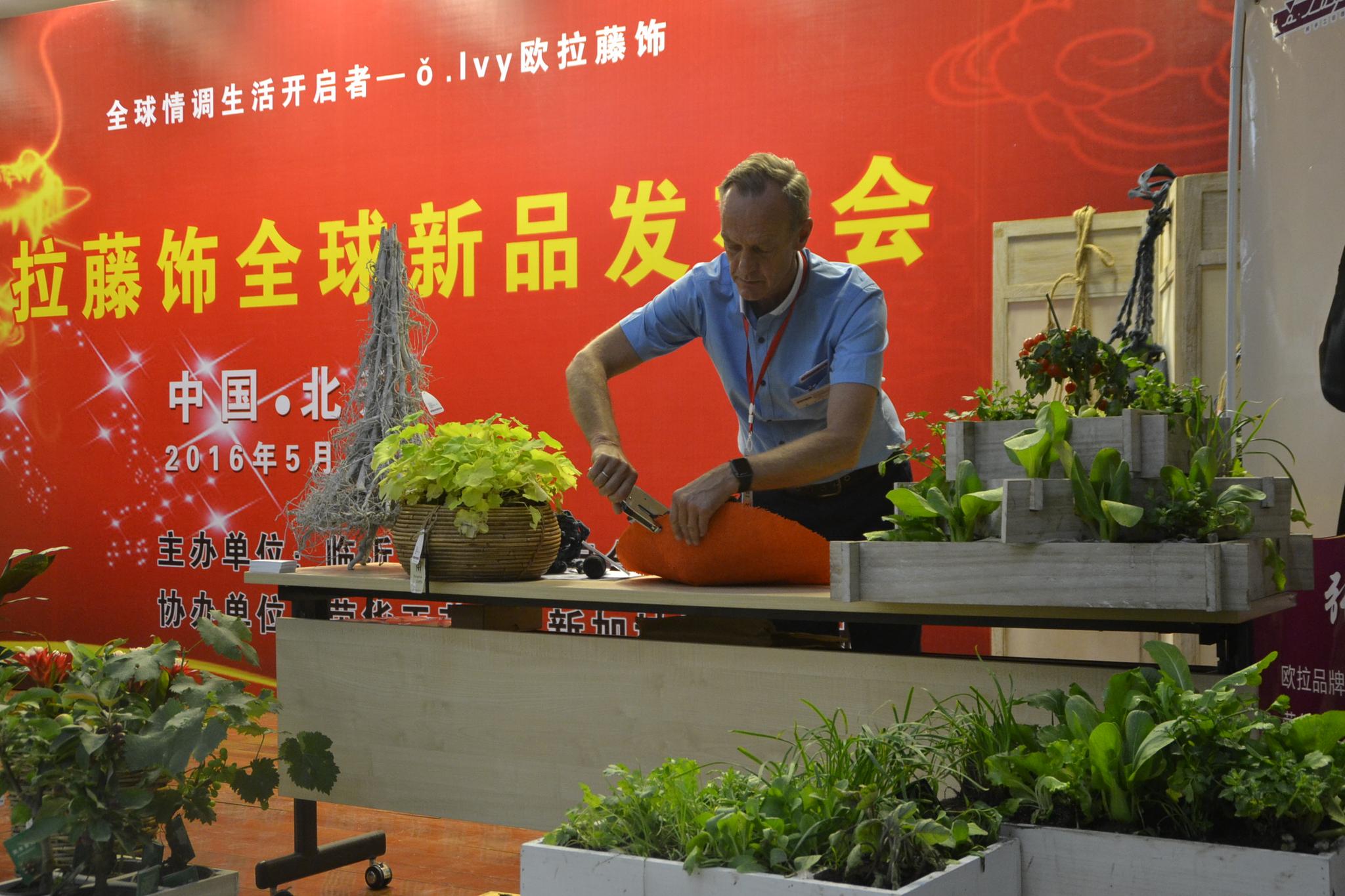 荷兰著名园艺设计师:将中国柳编藤艺推向世界