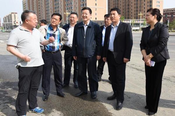 辽源市委副书记刘伟就春季新开工项目情况来东丰县督导检查