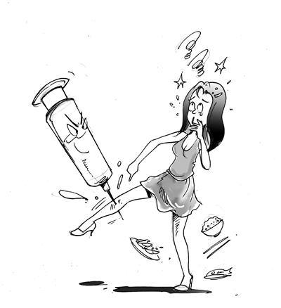 浙江25岁姑娘请朋友打瘦腿针 到第3天头也直不