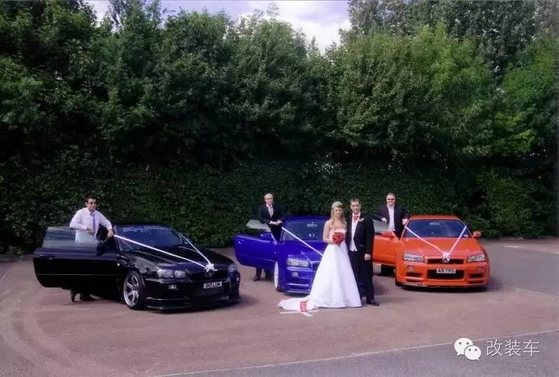 史上最有情怀的婚车队 放眼望去全是战神