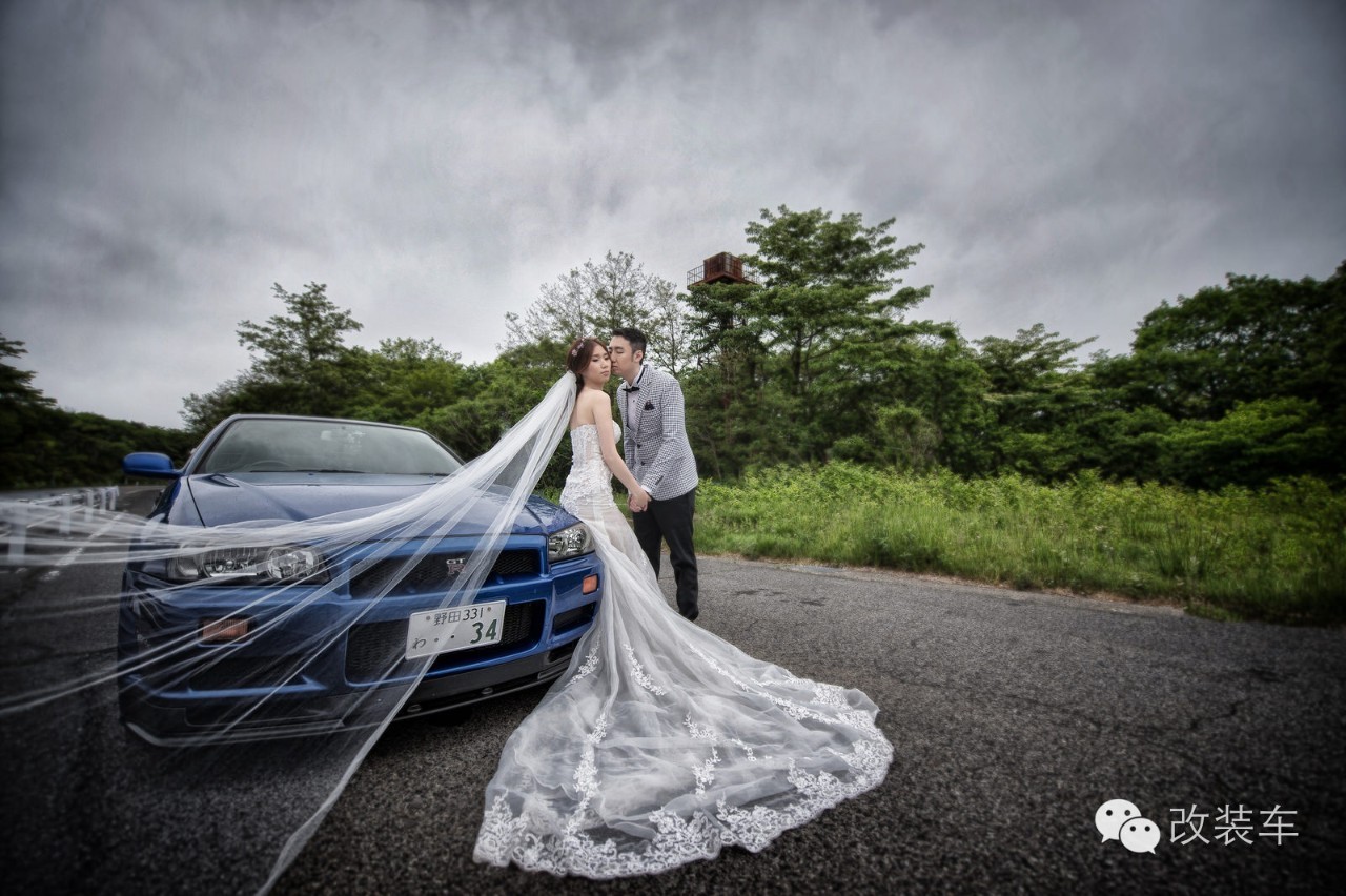 史上最有情怀的婚车队 放眼望去全是战神