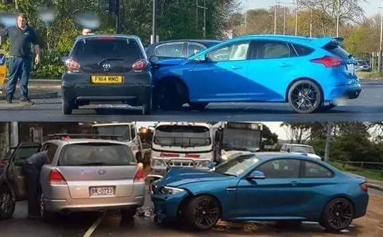 福克斯RS和宝马M2均已完成全球首撞!