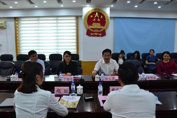 杭州建华文创产业股份有限公司来南关区考察项