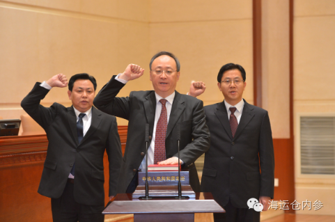 尹力宪法宣誓