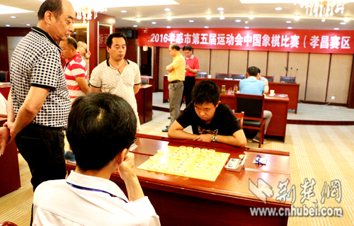 2016孝感市第五届运动会中国象棋比赛在孝昌