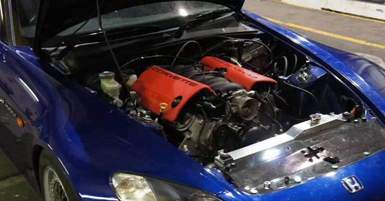 疯了 帕萨特换V8引擎 改后轮驱动