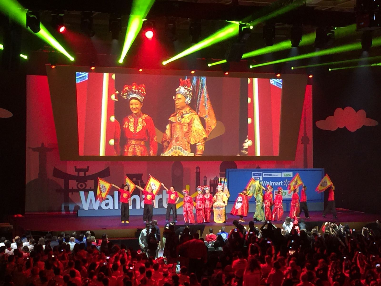 【直播沃尔玛国际员工大会 】中国区川剧变脸