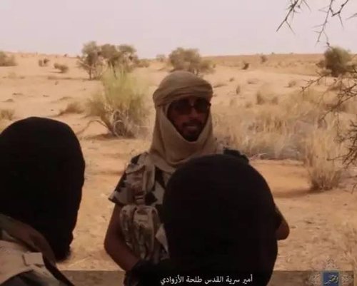 AQIM公布的伏击联合国车队视频截图。