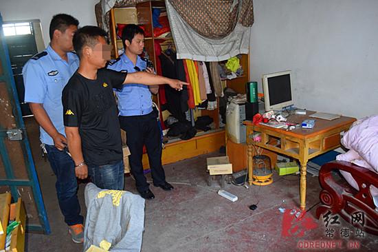 常德两瘾君子疯狂盗窃一床棉被也不放过(组图