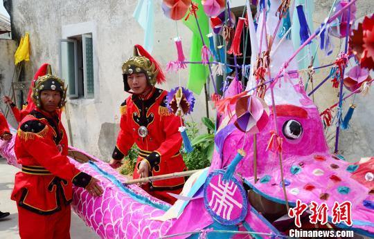 广东潮州大城所游旱龙习俗传承六百余年纪念