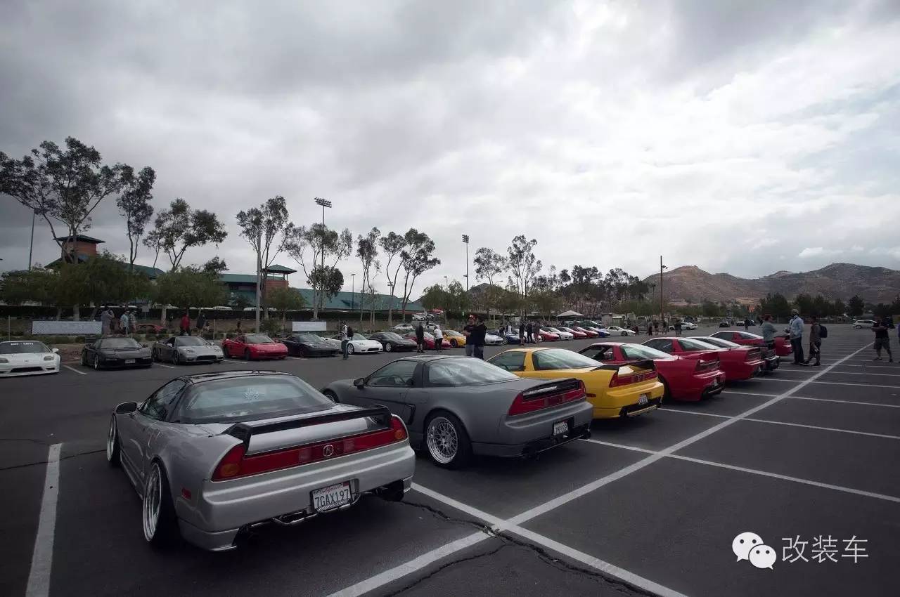 东瀛法拉利聚会,一次来了几十辆NSX!