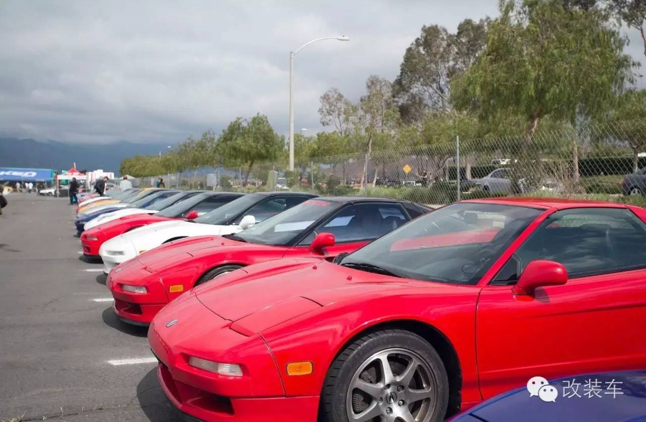 东瀛法拉利聚会,一次来了几十辆NSX!