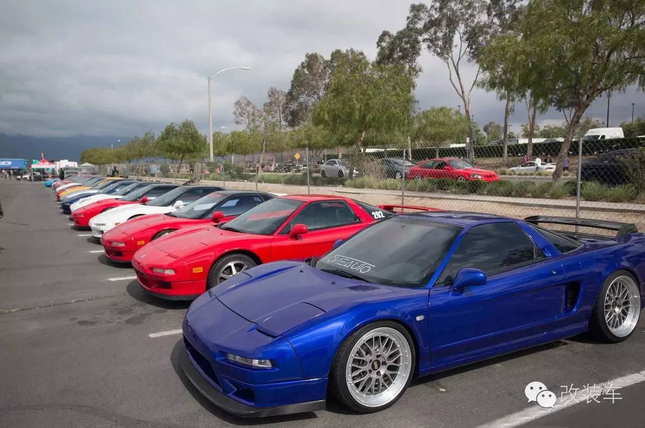 东瀛法拉利聚会,一次来了几十辆NSX!
