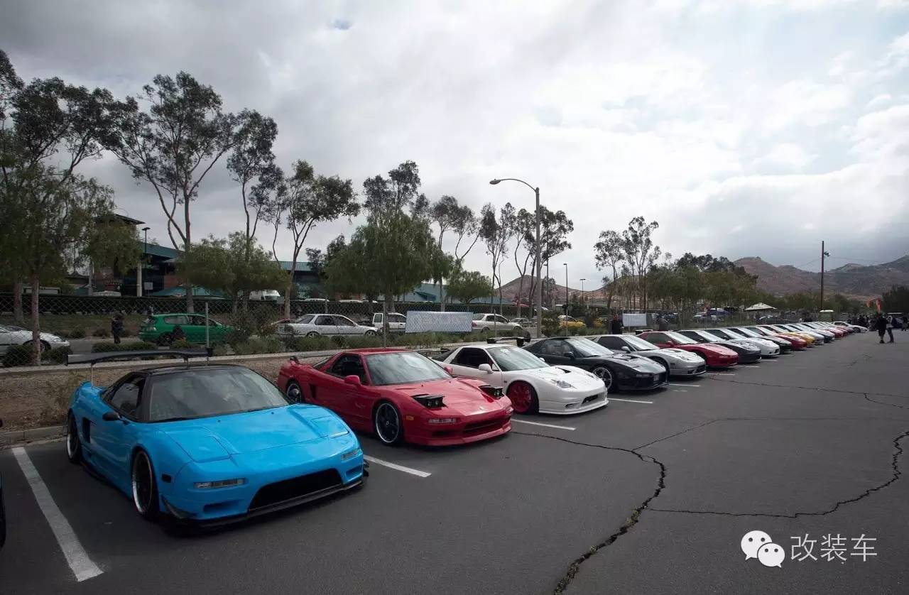 东瀛法拉利聚会,一次来了几十辆NSX!