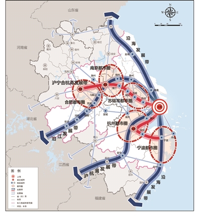 长三角规划南京为唯一特大城市|城市|南京|长三