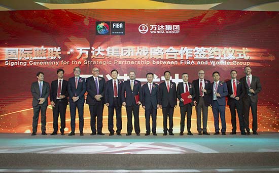 万达成为国际篮联全球独家商业合作伙伴|万达