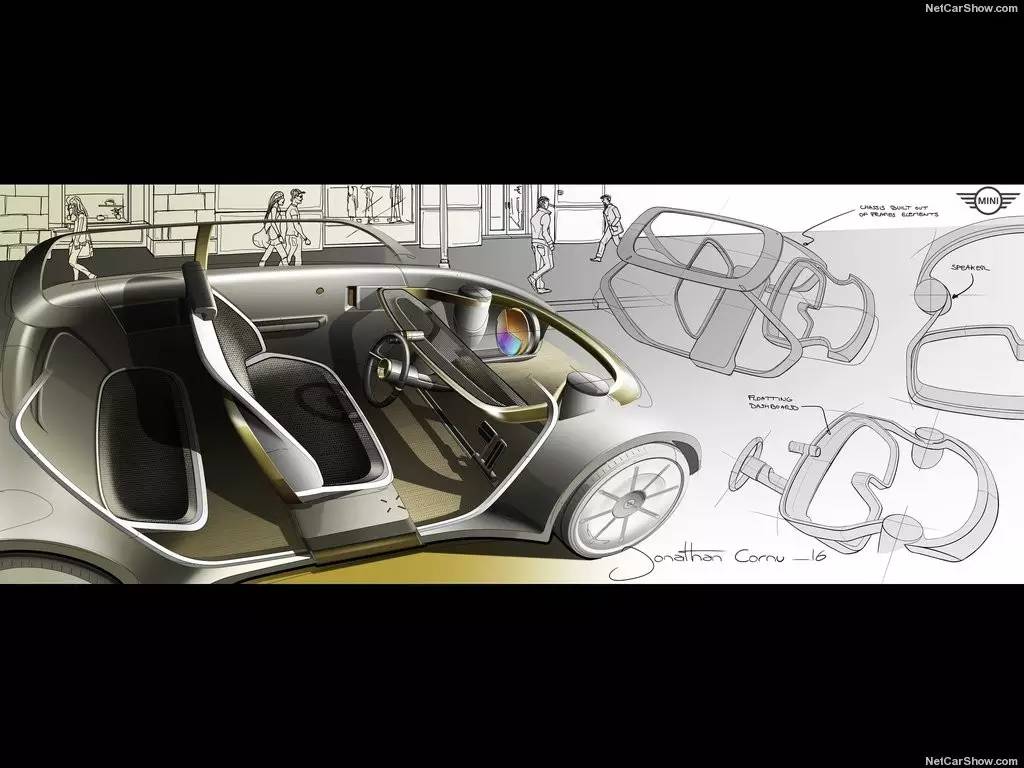 宝马发布的劳斯莱斯和MINI未来百年概念车