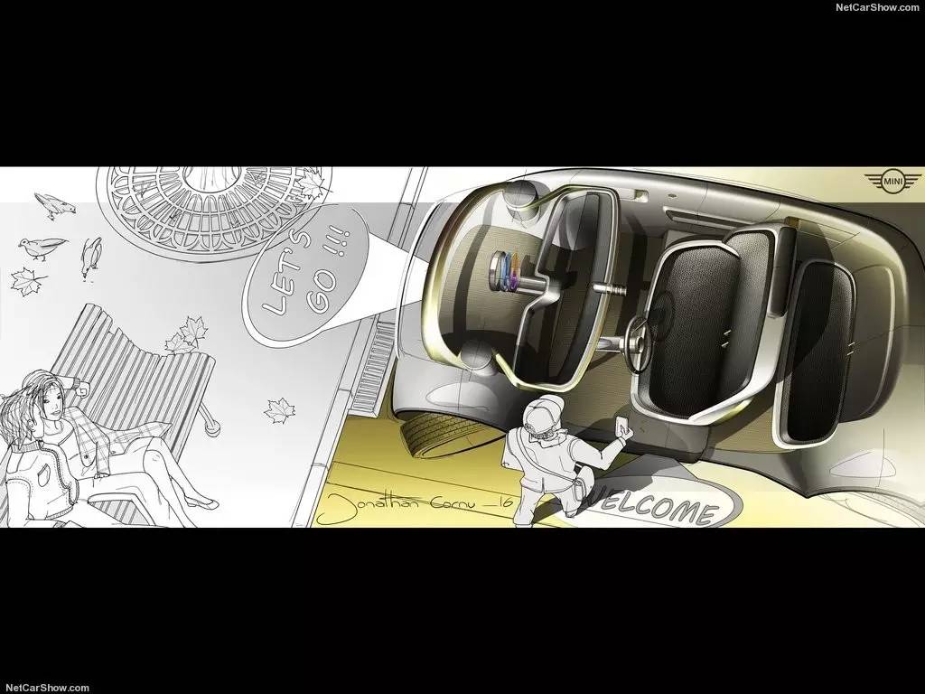 宝马发布的劳斯莱斯和MINI未来百年概念车