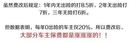 7月起全国车险费涨价?看车险界3大误区!
