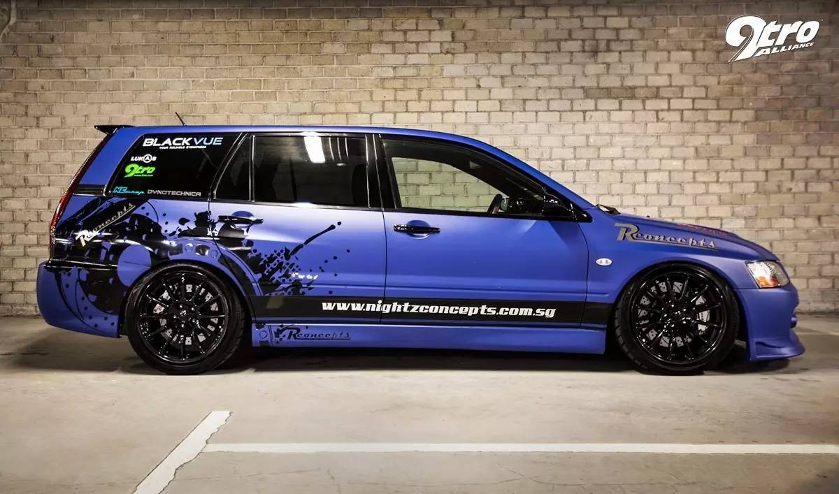 曾经最强的旅行车 三菱evo ix 瓦罐!