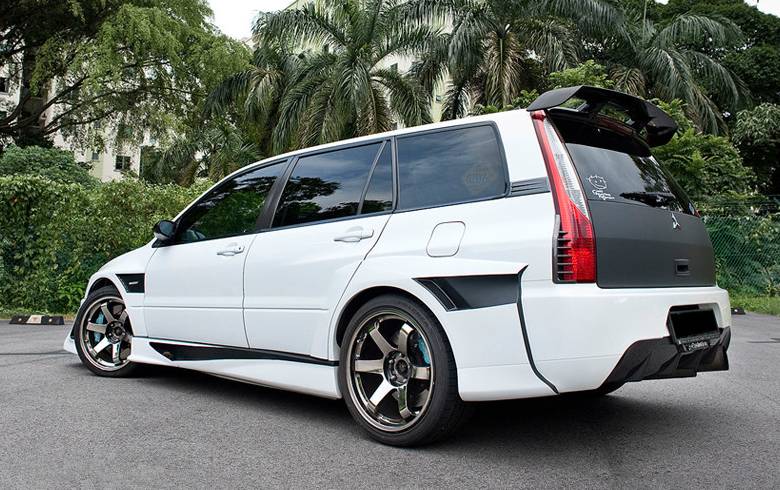 曾经最强的旅行车 三菱evo ix 瓦罐!